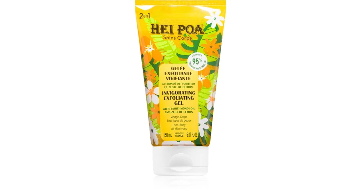 Hei poa gel esfoliante vivificante al monoi 150 ml