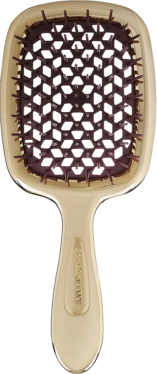 Spazzola capelli in edizione limitata, oro e marrone