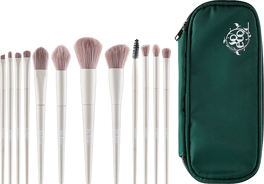 Set di pennelli per trucco, 12 pezzi