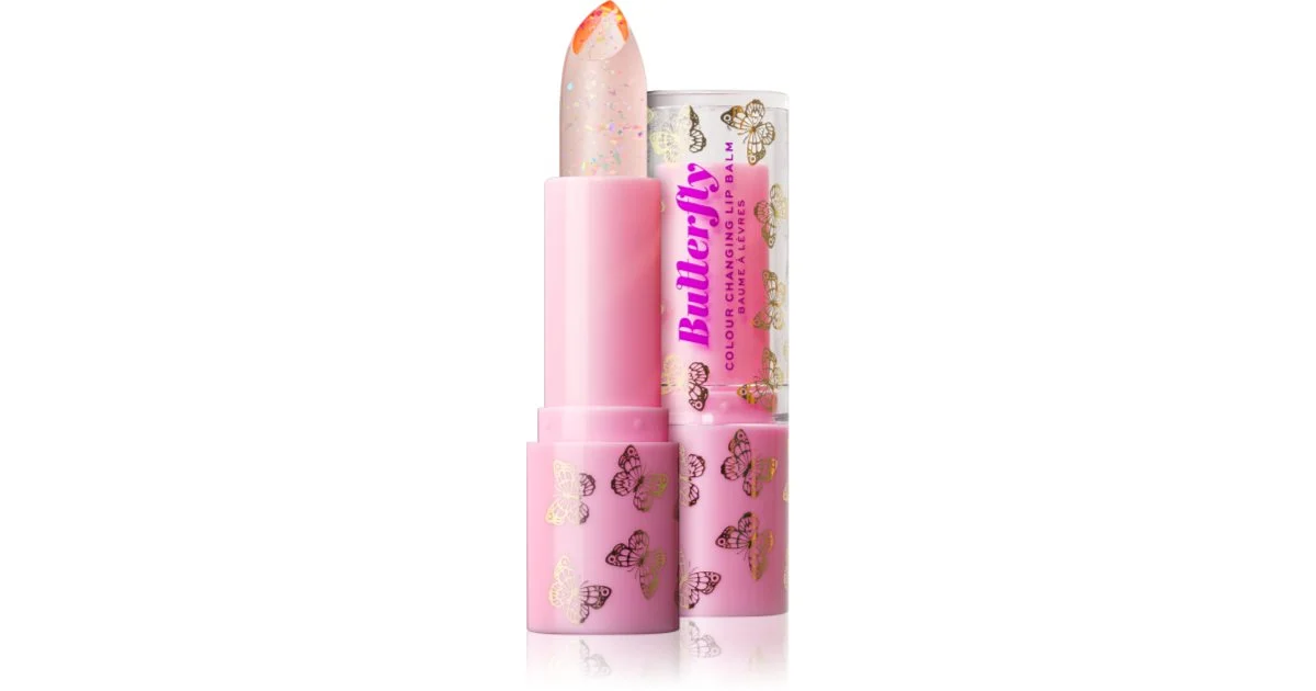 I Heart Revolution Butterfly balsamo pH autocolorantesi con glitter colore Color Changing 3 g