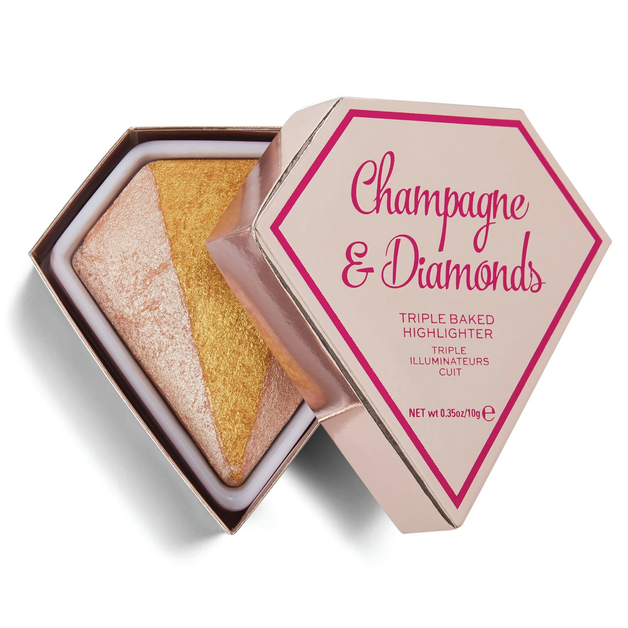 I Heart Revolution Champagne & Diamonds Polvere illuminante Triple Baked 10 g