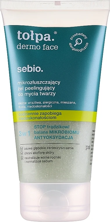 Gel detergente viso 3in1