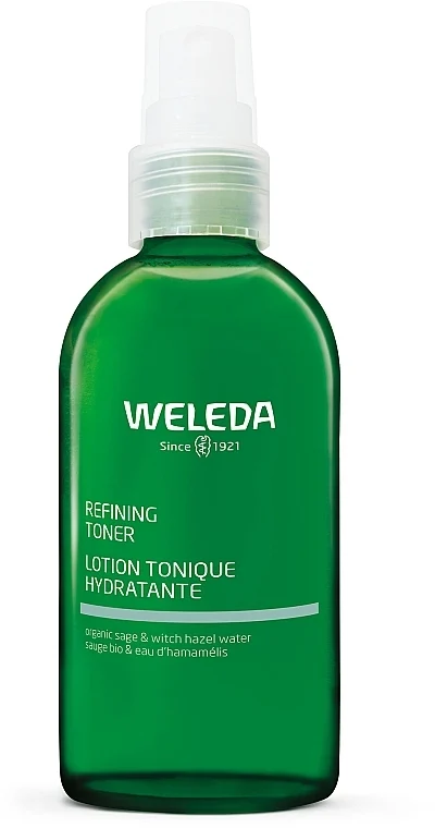 Toner idratante per normalizzare il pH e restringere i pori con amamelide biologica per pelli normali, miste e grasse