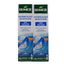 Humer Igiene del Naso Acqua di Mare Isotonica Adulti 2x150ml