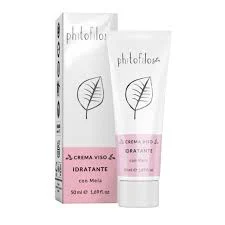 Phitofilos Crema Viso Idratante con Mela, 50 ml