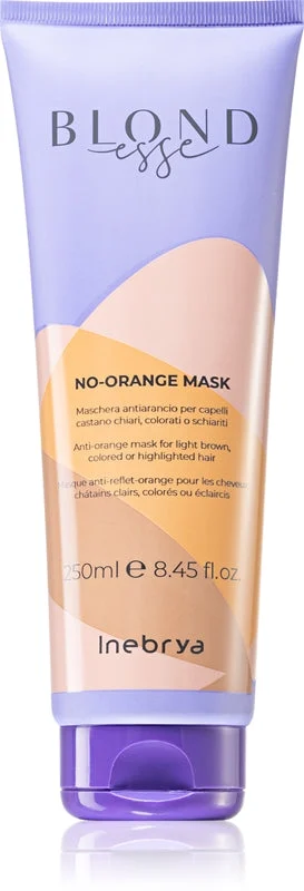 Inebrya Maschera Blondesse No-Orange (capelli castani chiari, tinti o schiariti) - 250ml