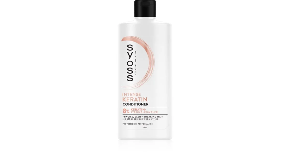 Syoss Intense Keratin balsamo per capelli fragili e stanchi 440 ml