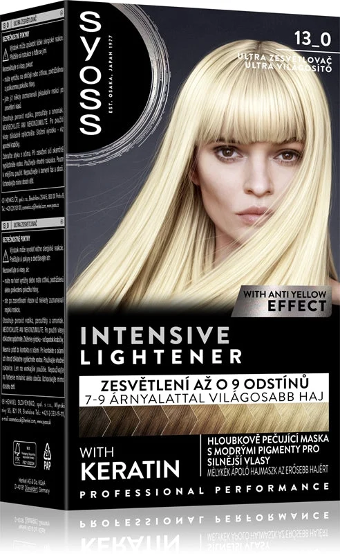 Syoss Intensive decolorante per schiarire i capelli colore 13_0 Ultra schiarente