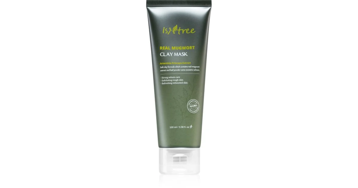 Isntree Real Mugwort Maschera Di Pulizia Profonda Per Pelli Problematiche E Grasse 100 Ml