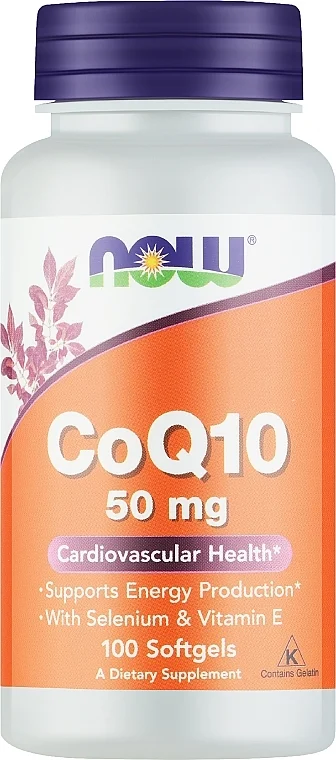 Coenzima Q10, 50 mg, 100 capsule in gel