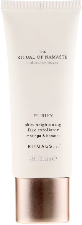 Peeling viso illuminante con moringa e bambù