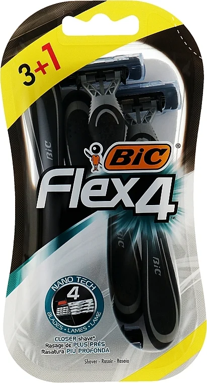 Rasoio "Flex 4", 3+1 pz
