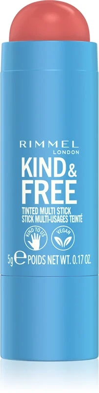 Rimmel Kind & Free makeup multi-funzione per occhi, labbra e viso colore 001 Caramel Dusk 5 g