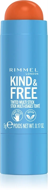 Rimmel Kind & Free makeup multi-funzione per occhi, labbra e viso colore 004 Tangerine Dream 5 g