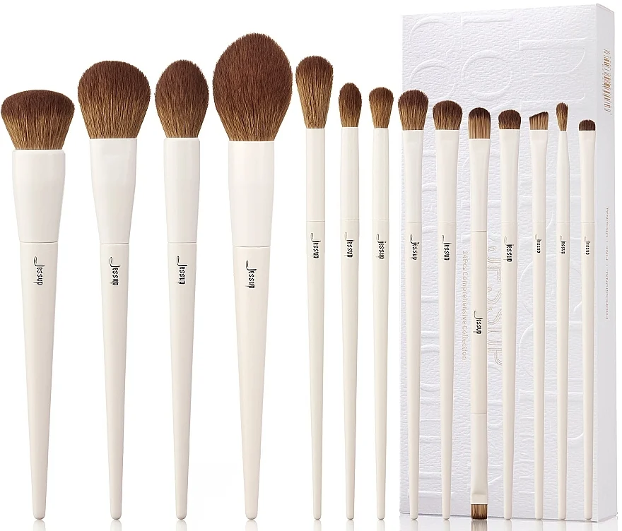Set di pennelli per trucco, T329, 14 pezzi