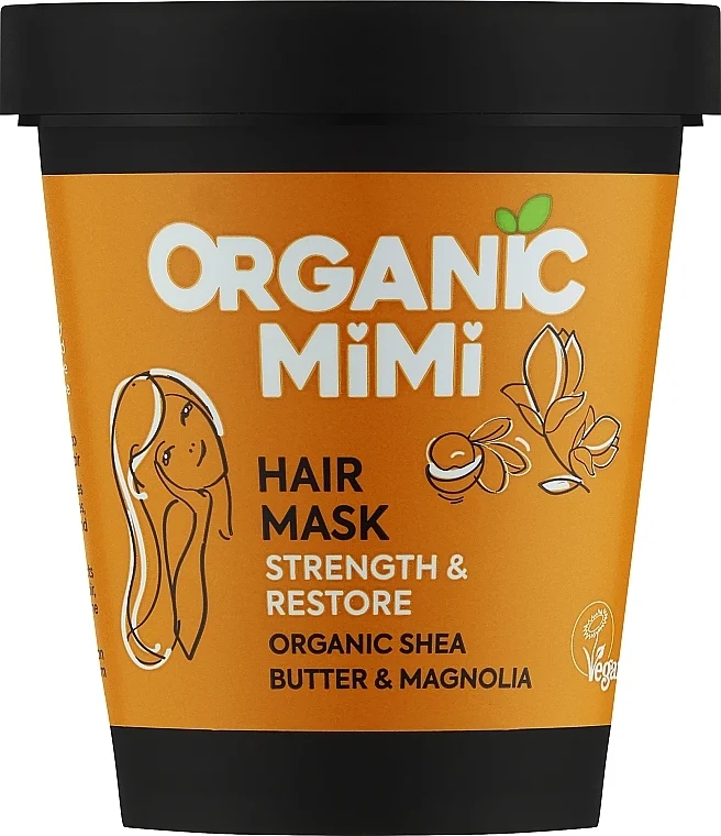 Maschera capelli rinforzante "Karitè e Magnolia"