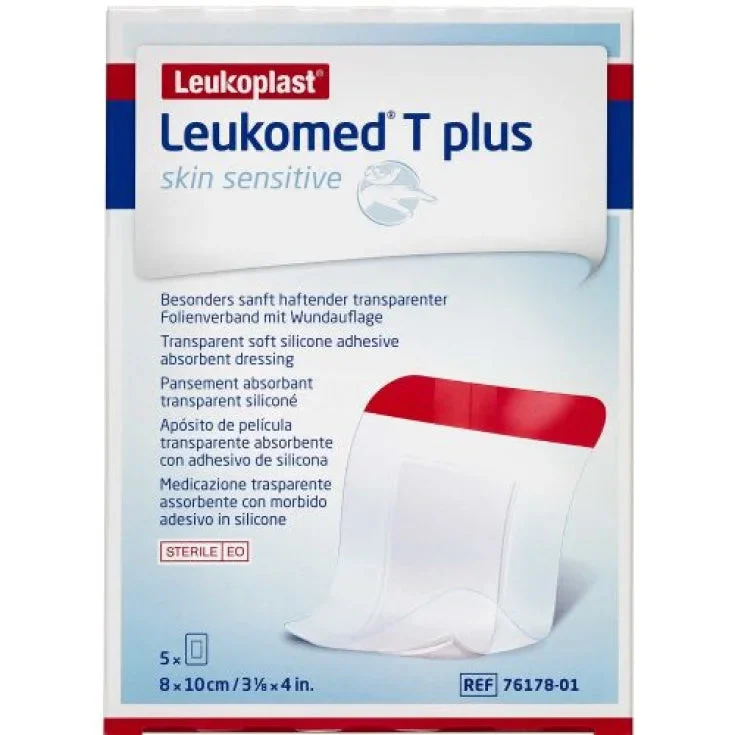 Leukoplast Leukomed T Plus Pelle sensibile 8x10 cm promo scadenza 03/2028