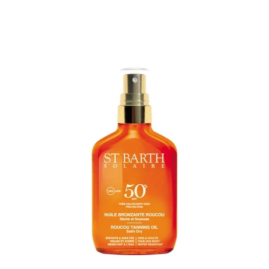 Olio abbronzante St. Barth Roucou SPF 50