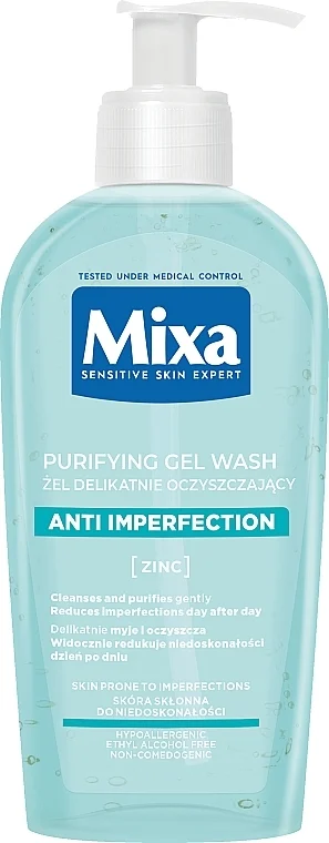 Gel detergente viso senza sapone