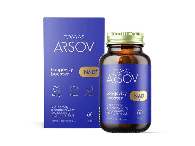 Tomas arsov Longevity booster NAD+ integratore alimentare 60 capsule