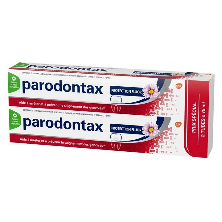 Parodontax Dentifricio Protettivo Fluor 2x75ml Lotto × 2