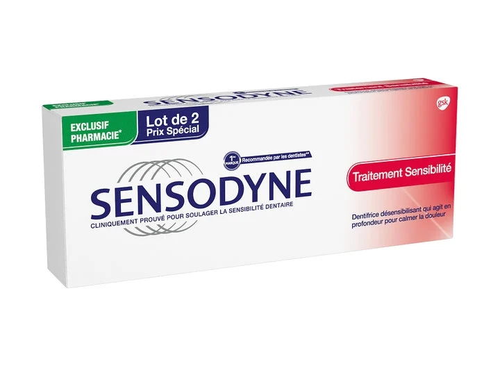 Sensodyne Dentifricio Trattamento Sensibilità 2x75ml Lotto × 2