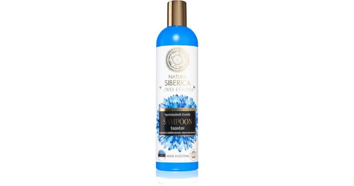 Natura Siberica Loves Estonia shampoo ricostituente per capelli rovinati 400 ml