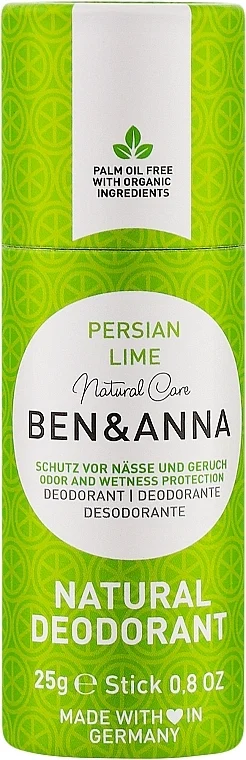 Deodorante al bicarbonato di sodio "Lime Persiano", cartone