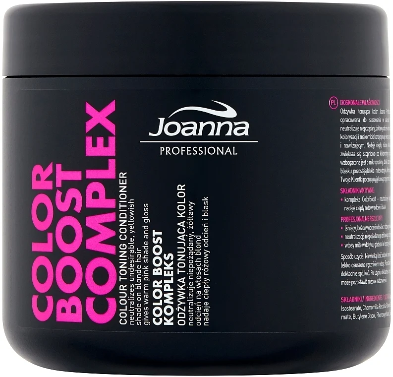 Condizionante colorante per capelli biondi
