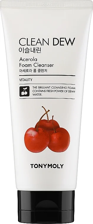 Schiuma detergente, acerola