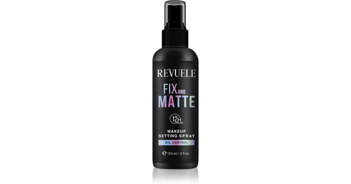 Revuele Makeup spray opacizzante fissante opacizzante per il trucco 120 ml