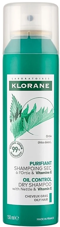 Shampoo secco con ortica e vitamina E