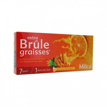 Milical Extra Ananas Brucia Grassi 7 Giorni Sapore Ananas 7 Fiale da 10ml