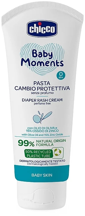Crema protettiva per pannolini con zinco e pantenolo