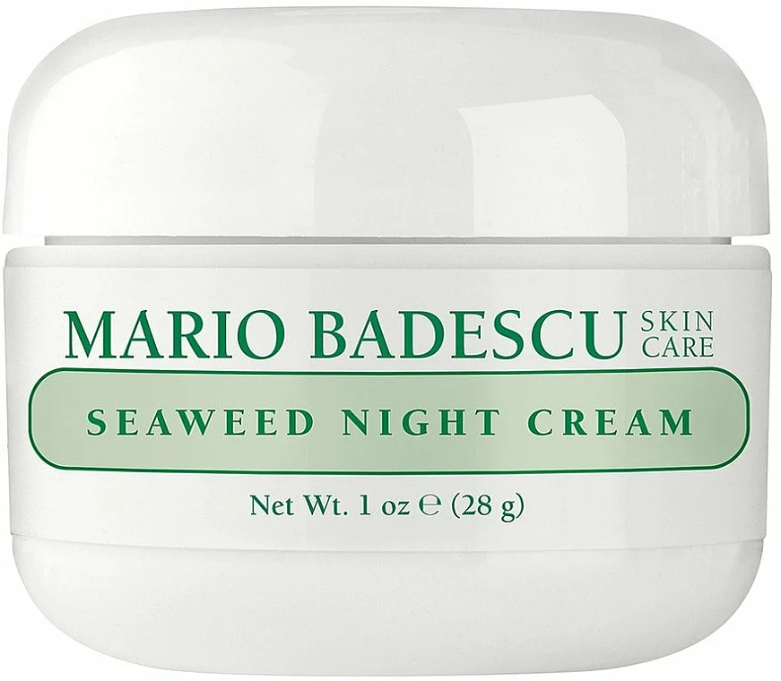 Crema con estratti di alghe, da notte
