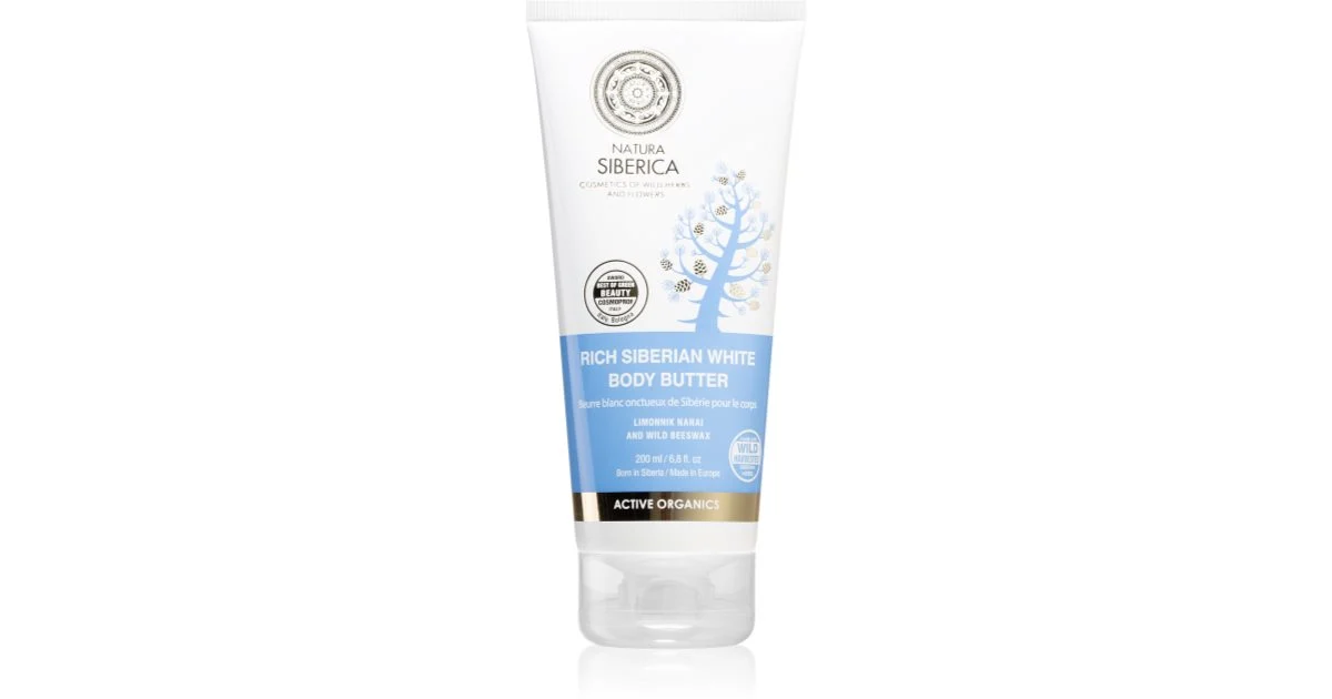 Natura Siberica Active Organics burro corpo anticellulite 200 ml