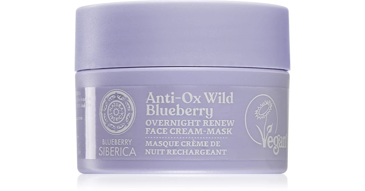 Maschera Crema Viso Natura Siberica Overnight Renew 50ml