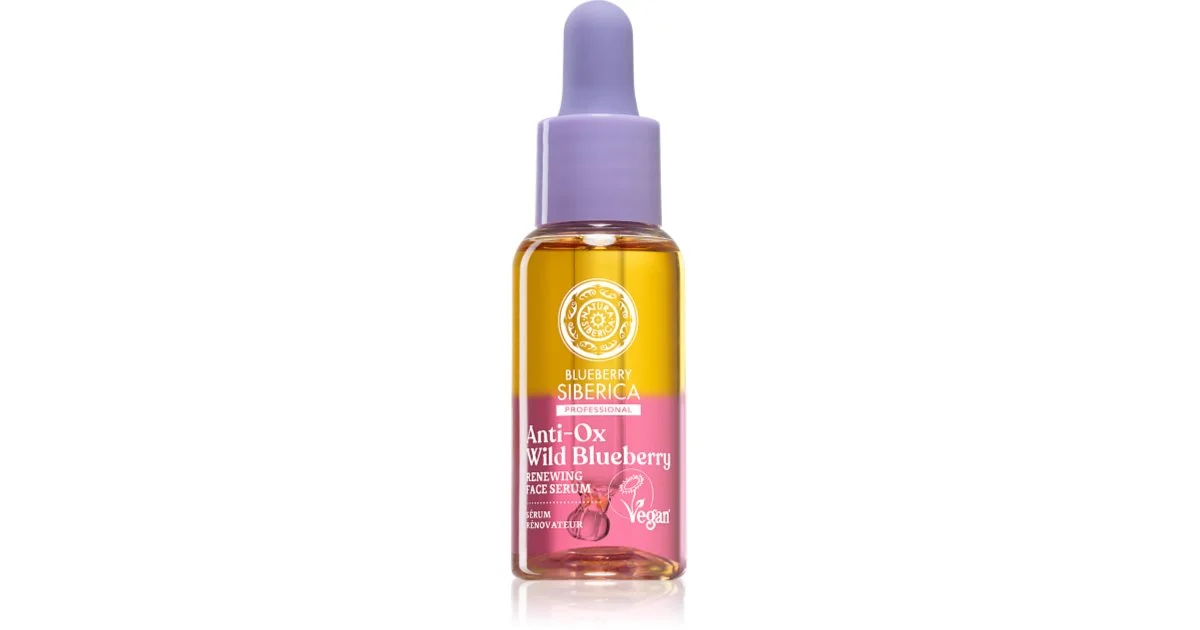 Natura Siberica Anti-Ox Wild Blueberry siero rigenerante viso 30 ml