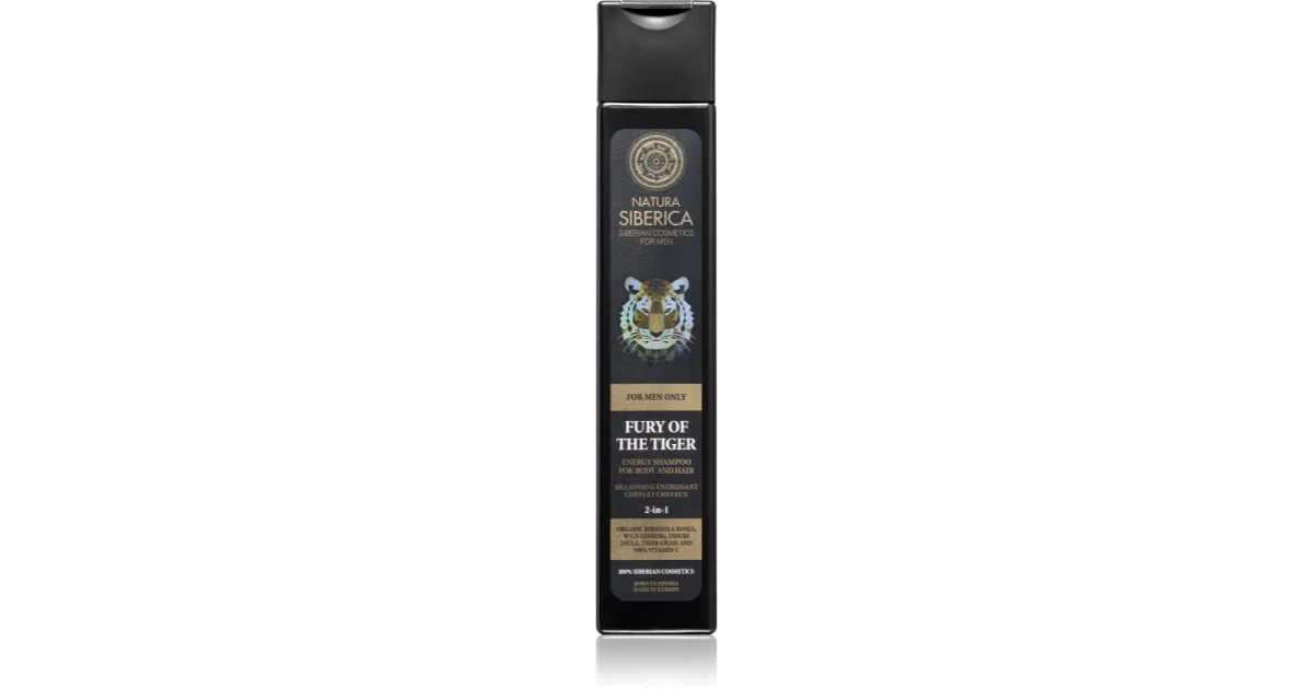 Natura Fury Of The Tiger Energy Shampoo Per Corpo E Capelli 2 In 1 250 ml
