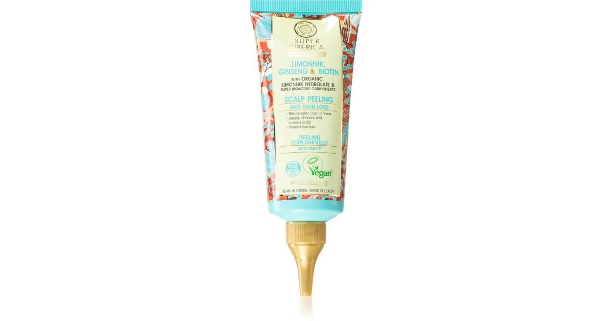 Natura Siberica Schizandra Scrub per capelli al Ginseng e Biotina 400ml