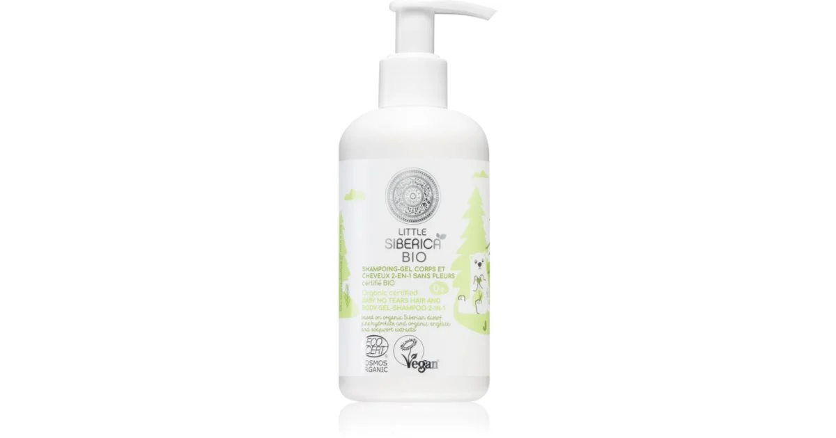 Natura Siberica Shampoo Gel Corpo e Capelli Baby No Tears certificato biologico 2in1 250ml