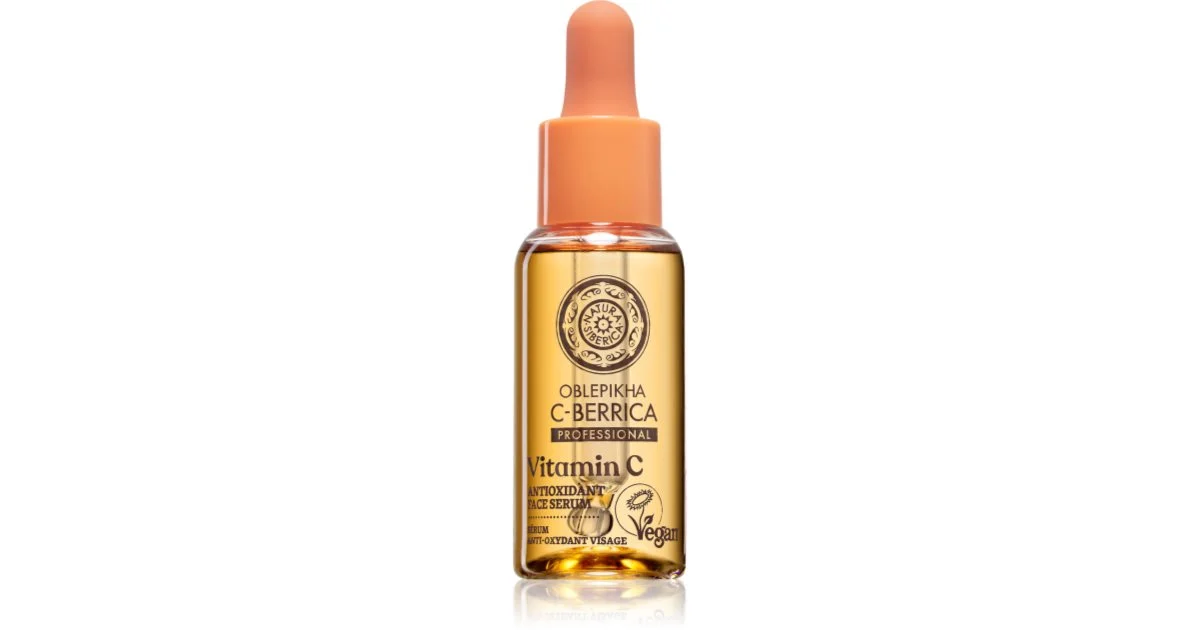 Natura Siberica Oblepikha C-Berrica siero viso rassodante antiossidante con vitamina C 30 ml