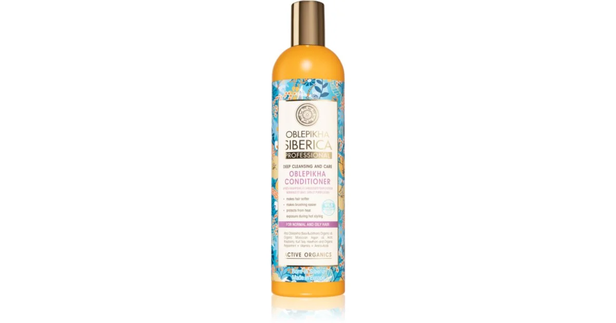 Natura Siberica Oblepicka Balsamo Pulizia Profonda E Cura 400 ml