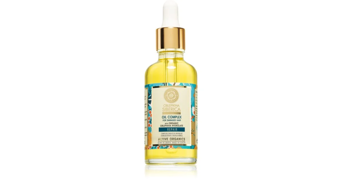 Natura Siberica Oblepikha (Sea-Buckthorn) olio per il trattamento dei capelli rovinati 50 ml