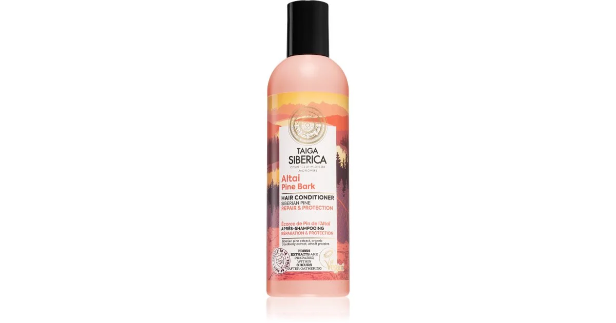 Natura Siberica Taiga Siberica Altai Pine Bark balsamo per capelli rovinati 270 ml