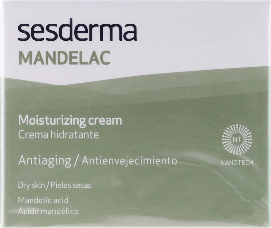 Crema idratante con acido di mandorle