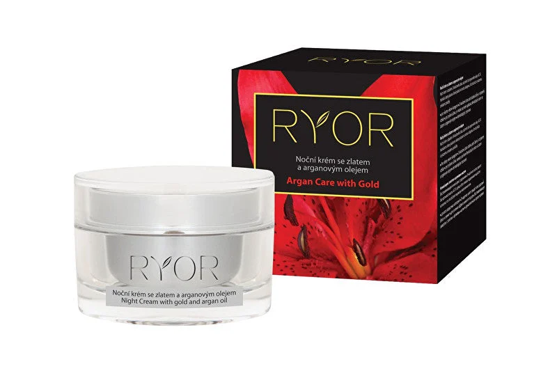 Ryor Crema notte con oro e olio di argan 50 ml