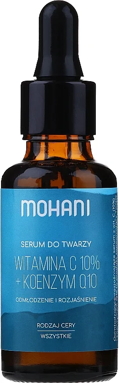 Siero viso ringiovanente e schiarente con vitamina C 10% e coenzima Q10
