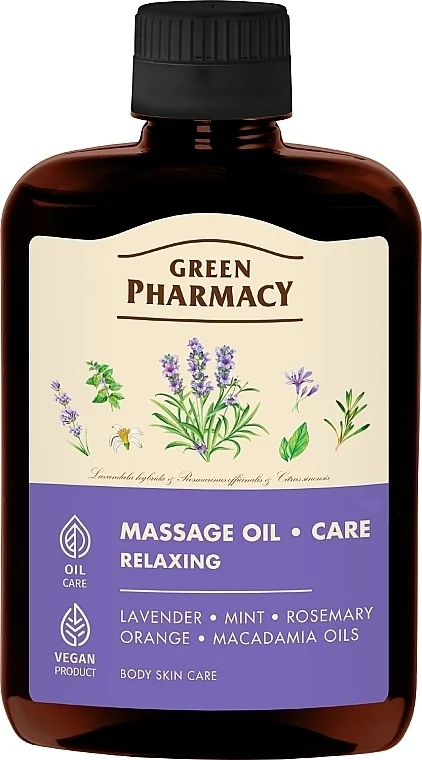 Olio da massaggio rilassante