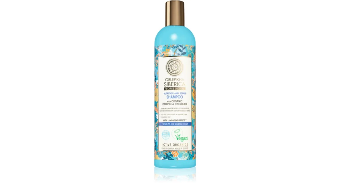 Natura Siberica Oblepikha (Sea-Buckthorn) shampoo per capelli deboli e danneggiati 400 ml
